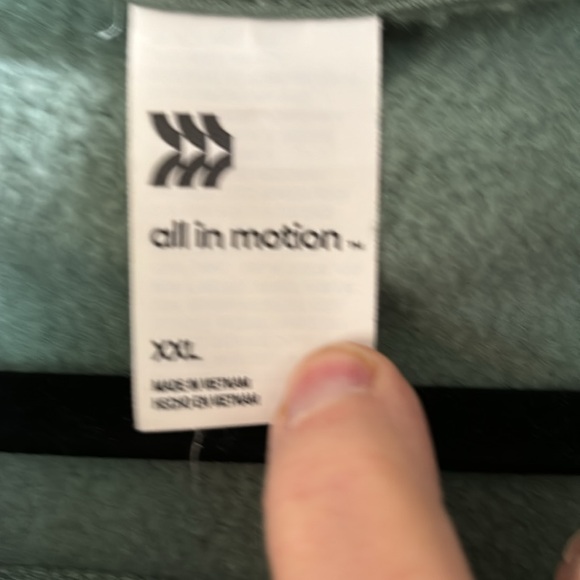 All in motion Hooded jacket sage green. - Picture 2 of 3